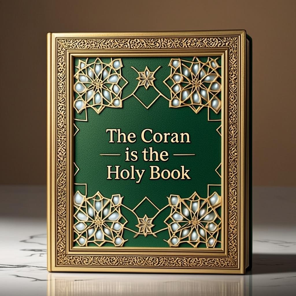The Coran is the Holy Book — CoranPerleNacree