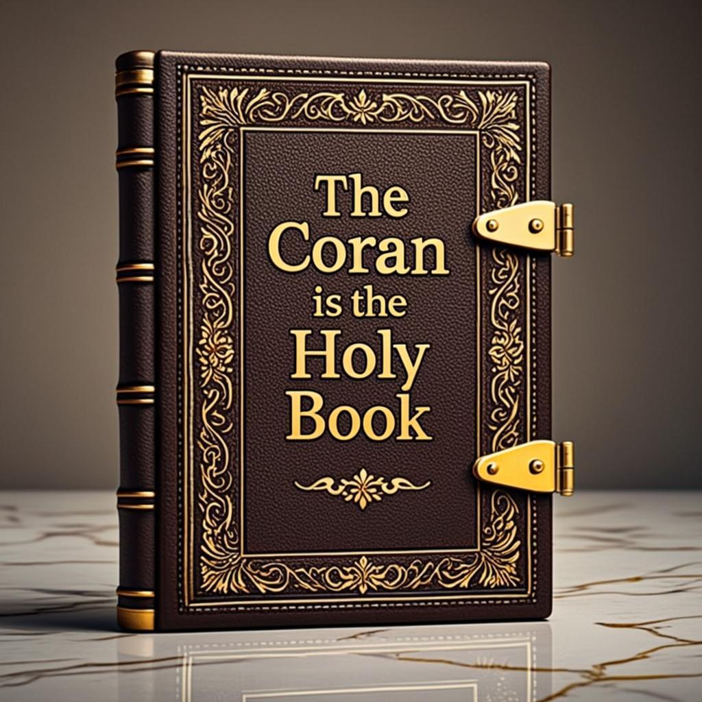 The Coran is the Holy Book — CoranCuirCordoue