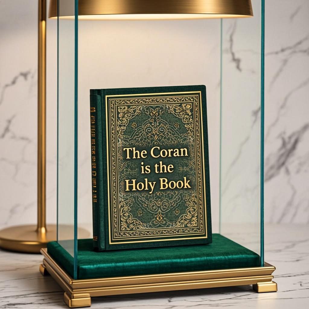 The Coran is the Holy Book — CoranVitrineMusee