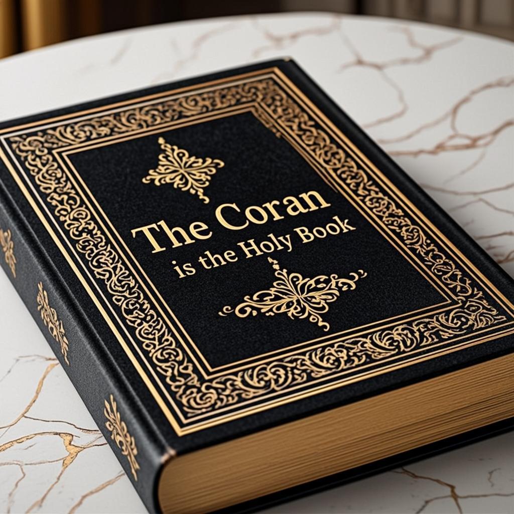 The Coran is the Holy Book — CoranOnyxImperial