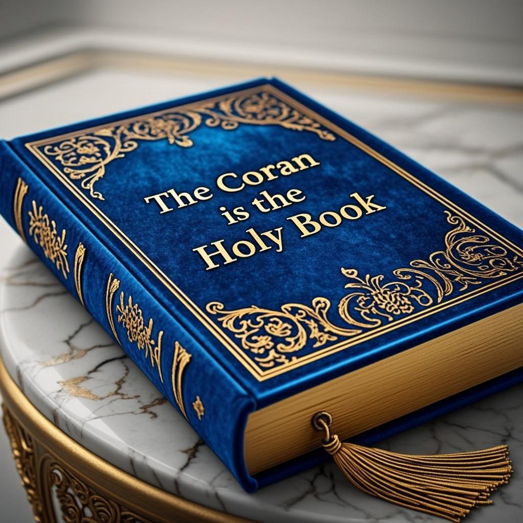 The Coran is the Holy Book — CoranVeloursSaphir