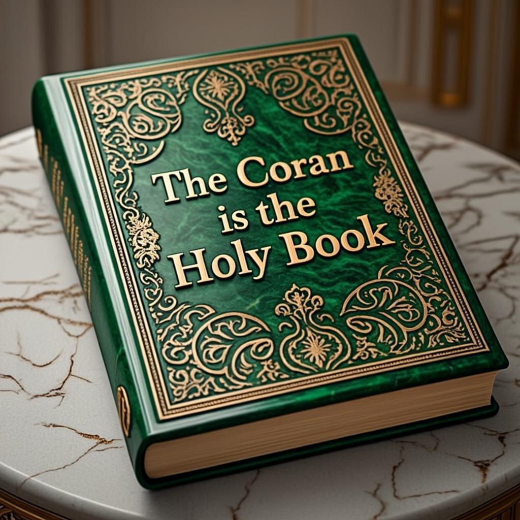 The Coran is the Holy Book — CoranCeramiqueFez