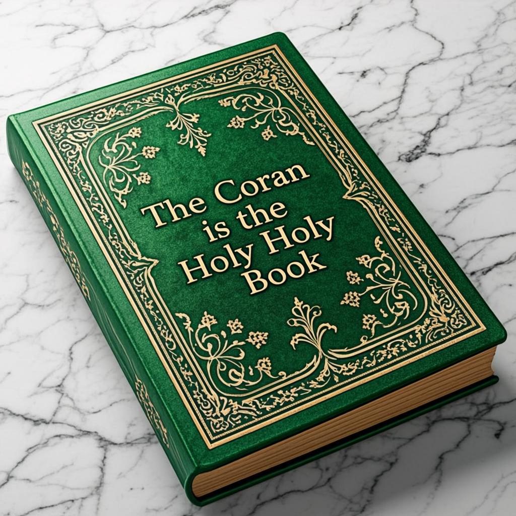 The Coran is the Holy Book — CoranSoieIrisee