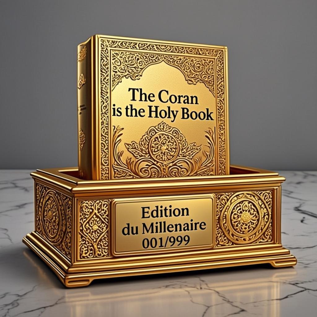 The Coran is the Holy Book — CoffretMillenaire
